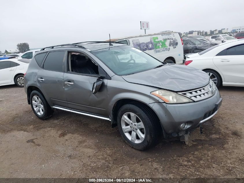 2006 Nissan Murano Sl VIN: JN8AZ08T06W426385 Lot: 39625384