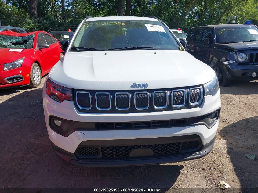 2022 Jeep Compass Latitude 4X4 VIN: 3C4NJDBBXNT183099 Lot: 39625393