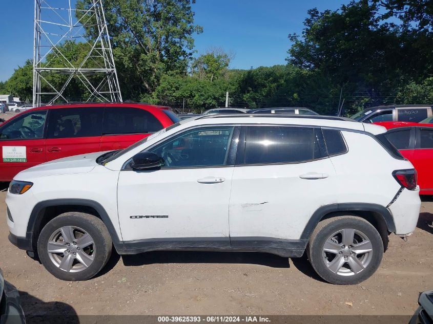 2022 Jeep Compass Latitude 4X4 VIN: 3C4NJDBBXNT183099 Lot: 39625393