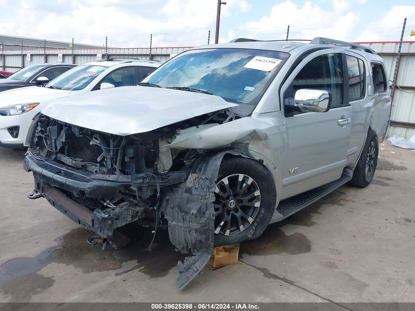 2008 Nissan Armada Se VIN: 5N1AA08C98N607525 Lot: 39625398