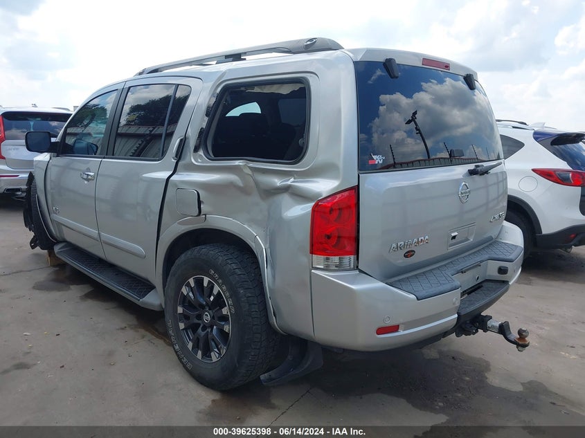 2008 Nissan Armada Se VIN: 5N1AA08C98N607525 Lot: 39625398