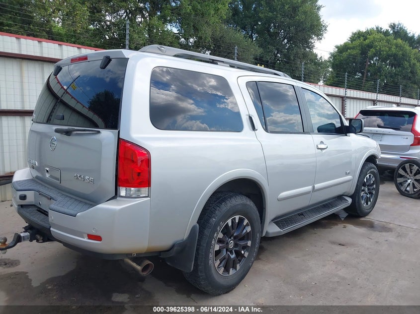 2008 Nissan Armada Se VIN: 5N1AA08C98N607525 Lot: 39625398