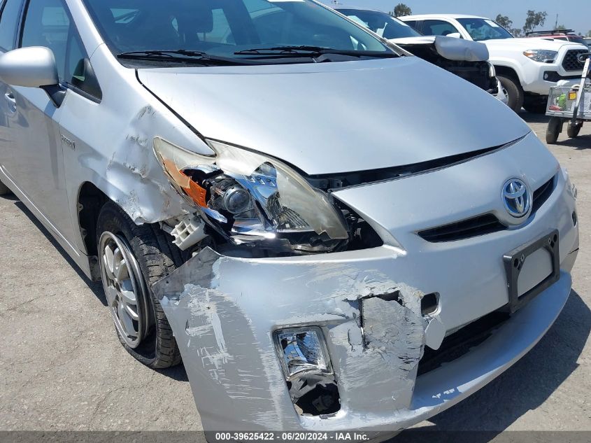 2011 Toyota Prius Two VIN: JTDKN3DU9B1437596 Lot: 39625422