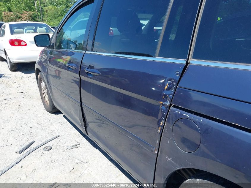 2010 Honda Odyssey Ex-L VIN: 5FNRL3H7XAB031289 Lot: 39625440