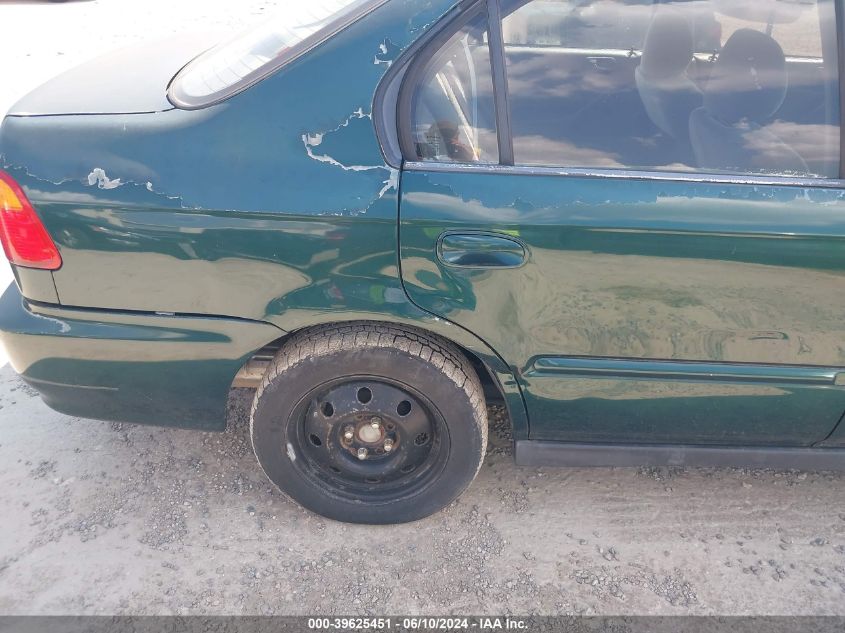 1999 Honda Civic Value Package VIN: 2HGEJ6612XH528992 Lot: 39625451