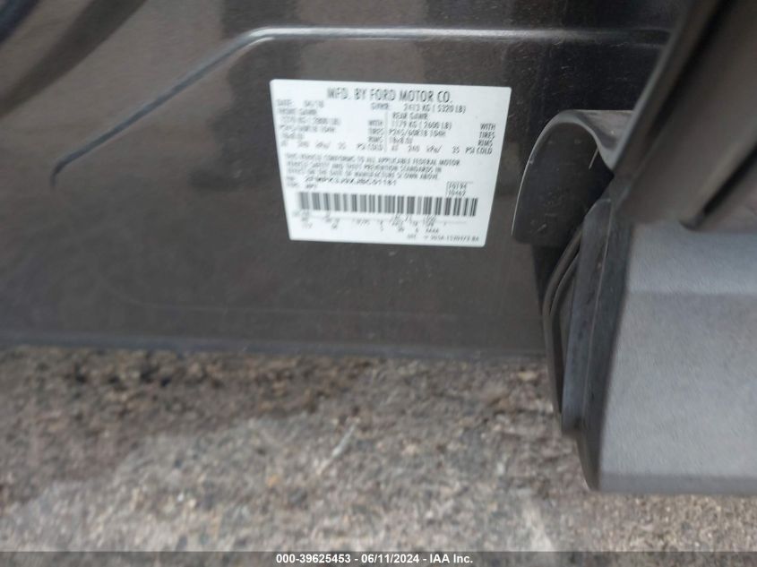 2018 Ford Edge Sel VIN: 2FMPK3J9XJBC01181 Lot: 39625453