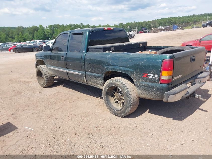 2003 GMC Sierra 1500 Sle VIN: 2GTEK19T931180753 Lot: 39625458