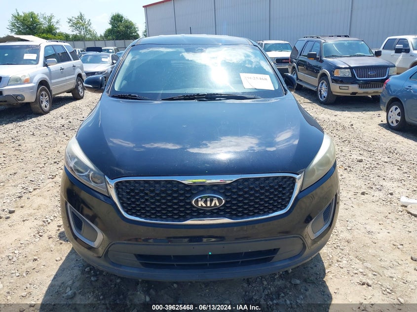 2018 Kia Sorento 2.4L L VIN: 5XYPG4A3XJG426428 Lot: 39625468