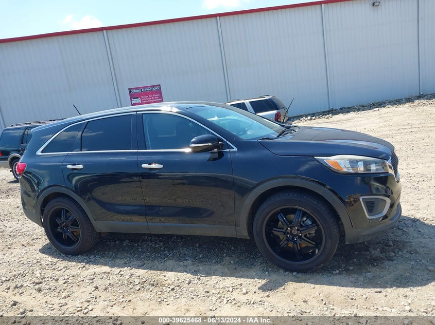 2018 Kia Sorento 2.4L L VIN: 5XYPG4A3XJG426428 Lot: 39625468