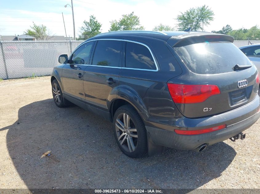 2009 Audi Q7 3.6 5 Passenger/3.6 Premium VIN: WA1AY74L09D016306 Lot: 39625473