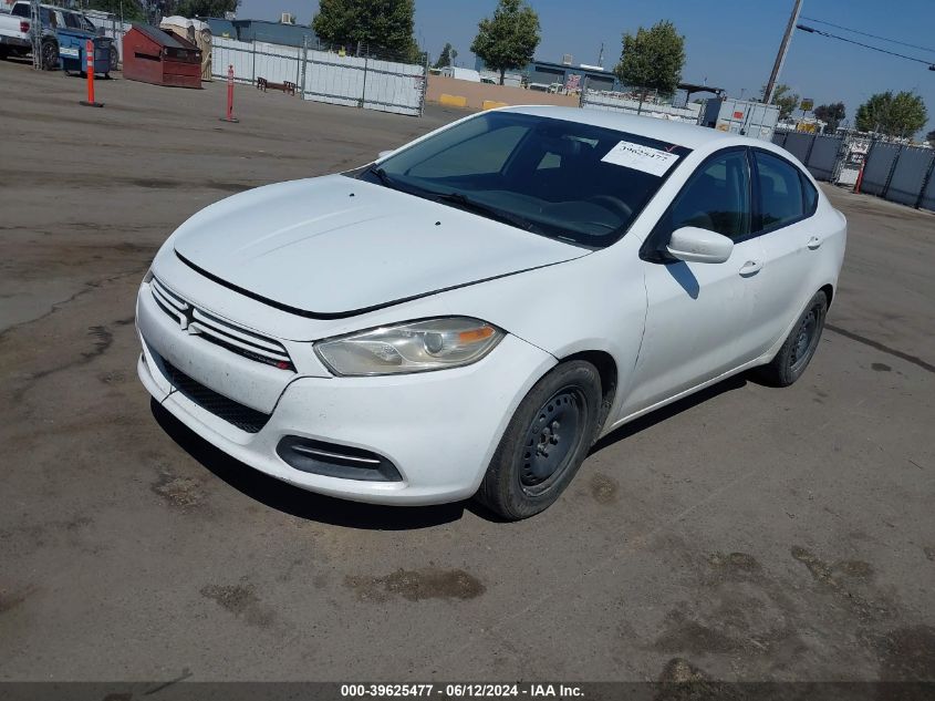 2015 Dodge Dart Se VIN: 1C3CDFAA8FD144722 Lot: 39625477