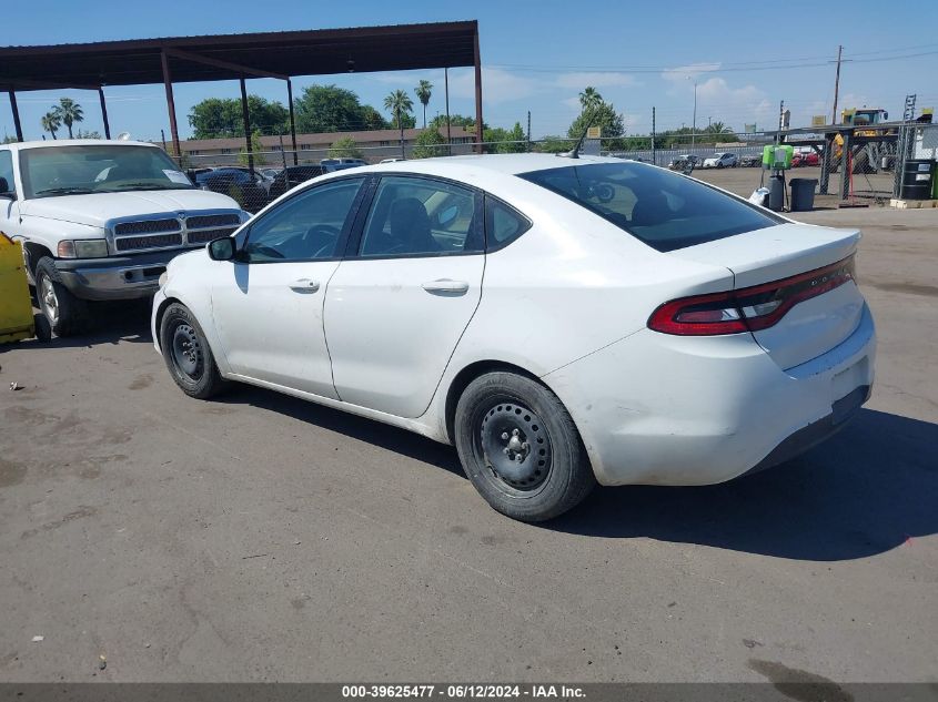 2015 Dodge Dart Se VIN: 1C3CDFAA8FD144722 Lot: 39625477