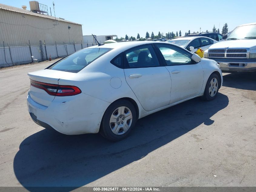 2015 Dodge Dart Se VIN: 1C3CDFAA8FD144722 Lot: 39625477