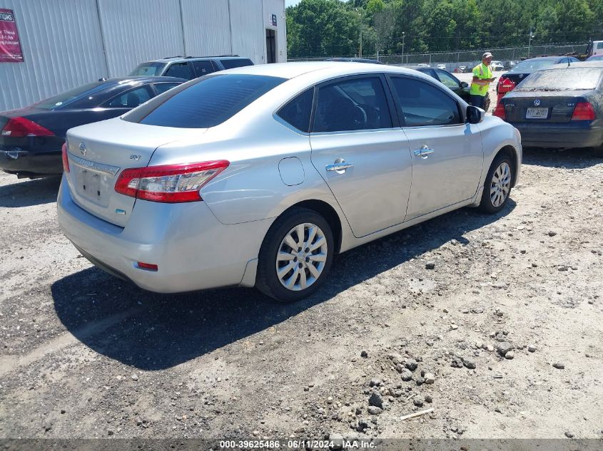 2013 Nissan Sentra Sv VIN: 3N1AB7AP4DL648178 Lot: 39625486