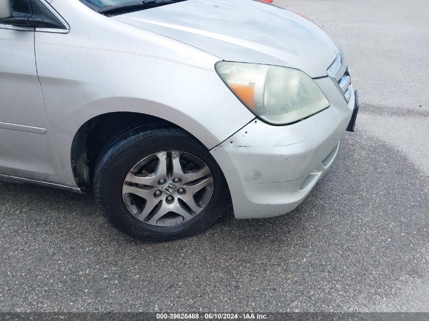 2006 Honda Odyssey Ex-L VIN: 5FNRL38776B056108 Lot: 39625488