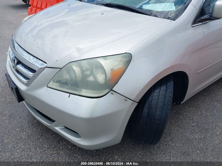 2006 Honda Odyssey Ex-L VIN: 5FNRL38776B056108 Lot: 39625488