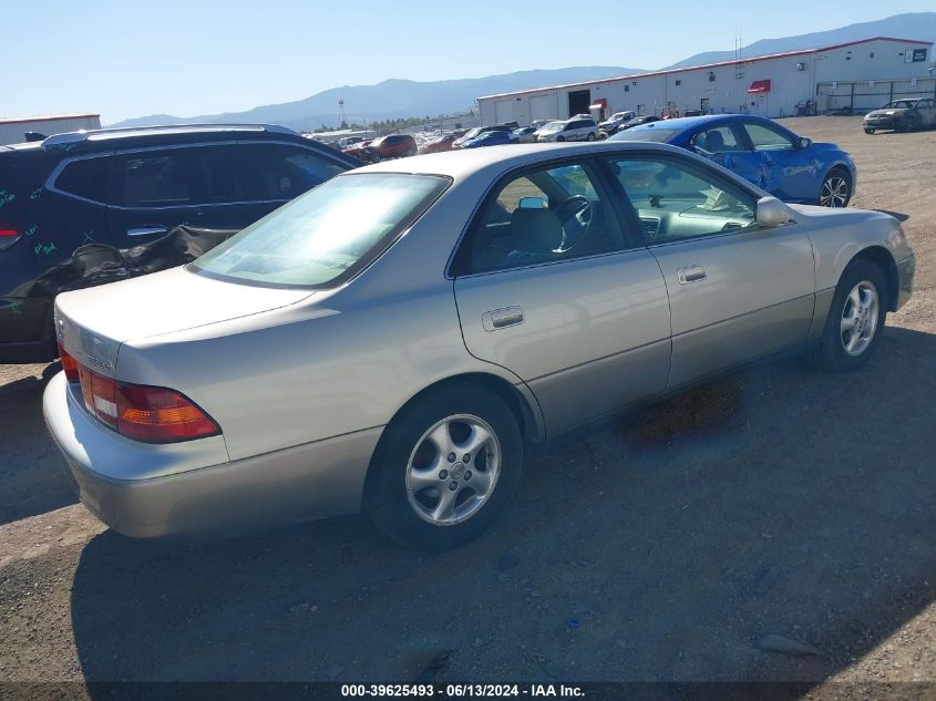 1999 Lexus Es 300 VIN: JT8BF28G2X0206921 Lot: 39625493