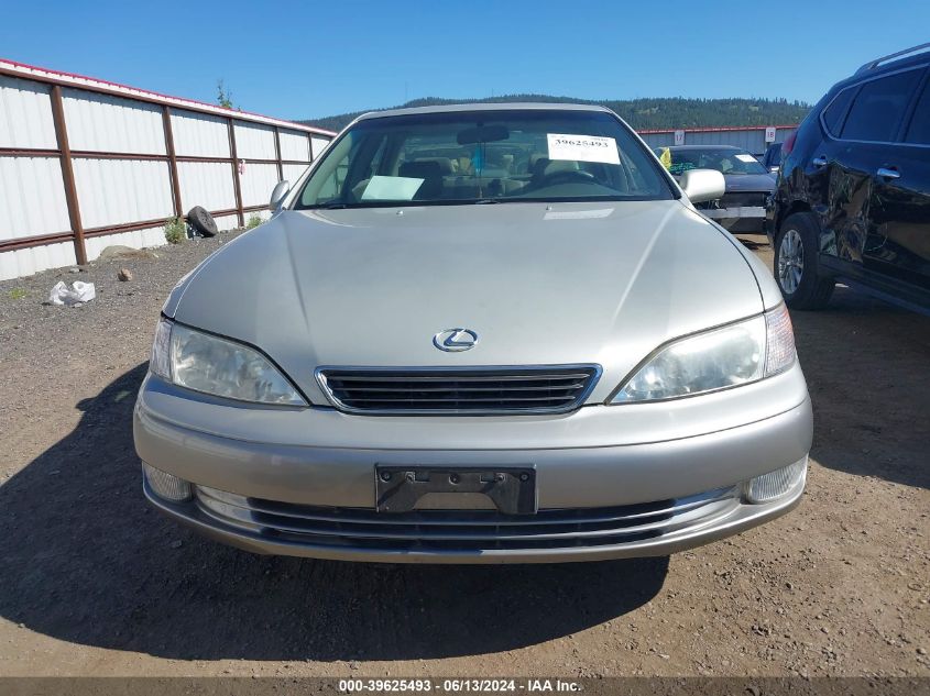 1999 Lexus Es 300 VIN: JT8BF28G2X0206921 Lot: 39625493