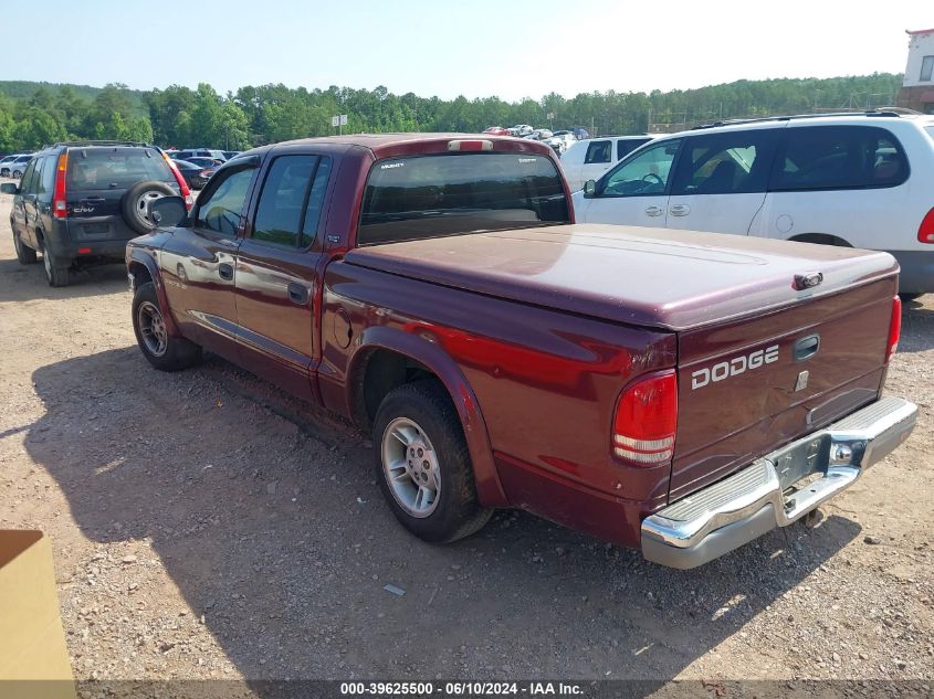 2000 Dodge Dakota Slt/Sport VIN: 1B7GL2AN6YS774524 Lot: 39625500