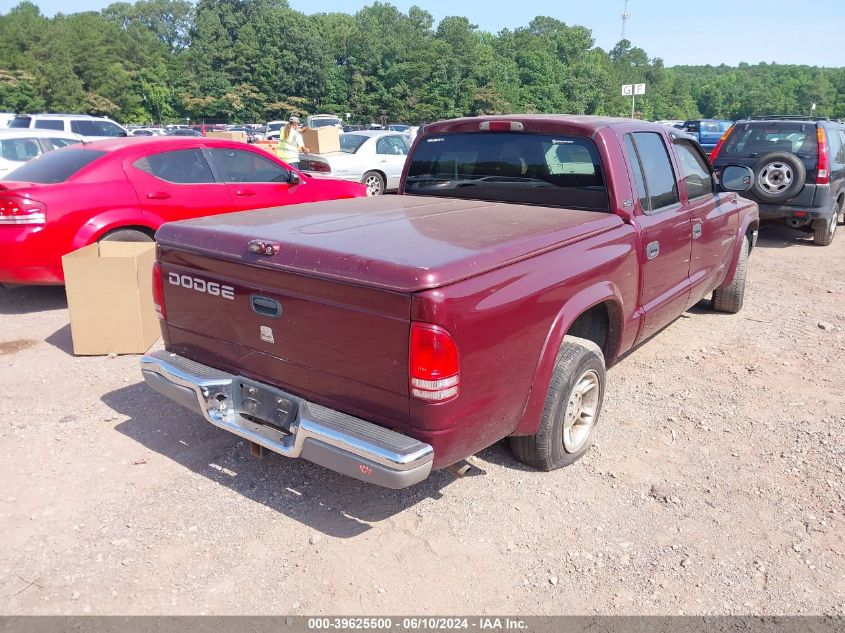 2000 Dodge Dakota Slt/Sport VIN: 1B7GL2AN6YS774524 Lot: 39625500