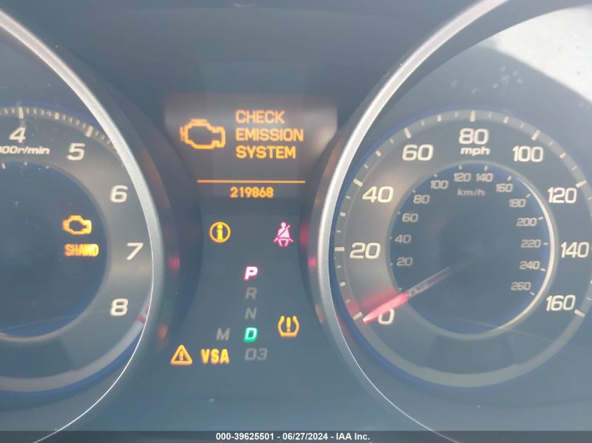 2009 Acura Mdx VIN: 2HNYD28229H515741 Lot: 39625501