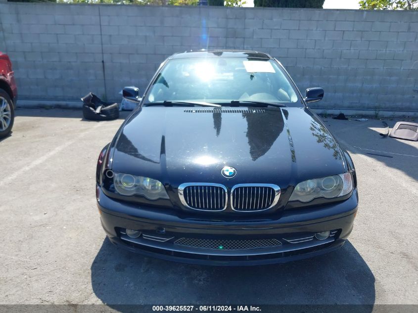 2002 BMW 330Ci VIN: WBABN53452PH00063 Lot: 39625527
