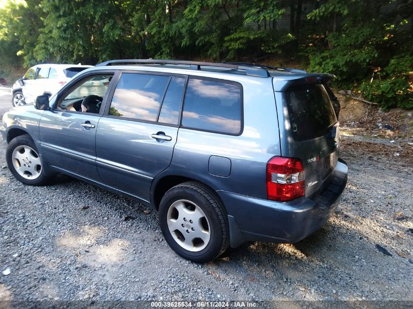 2005 Toyota Highlander Limited V6 VIN: JTEEP21A350119720 Lot: 39625534