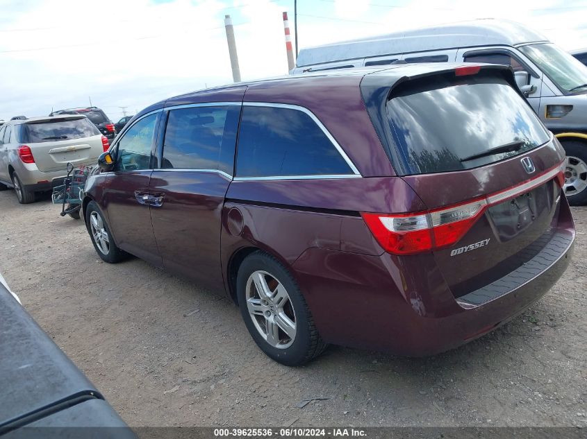 2013 Honda Odyssey Touring/Touring Elite VIN: 5FNRL5H93DB008339 Lot: 39625536