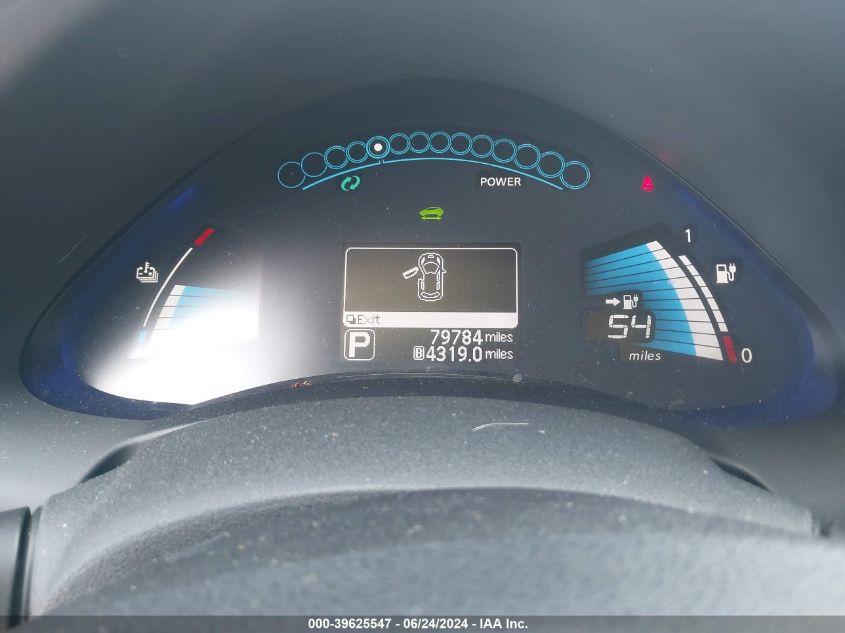 2015 Nissan Leaf Sv VIN: 1N4AZ0CP1FC314594 Lot: 39625547