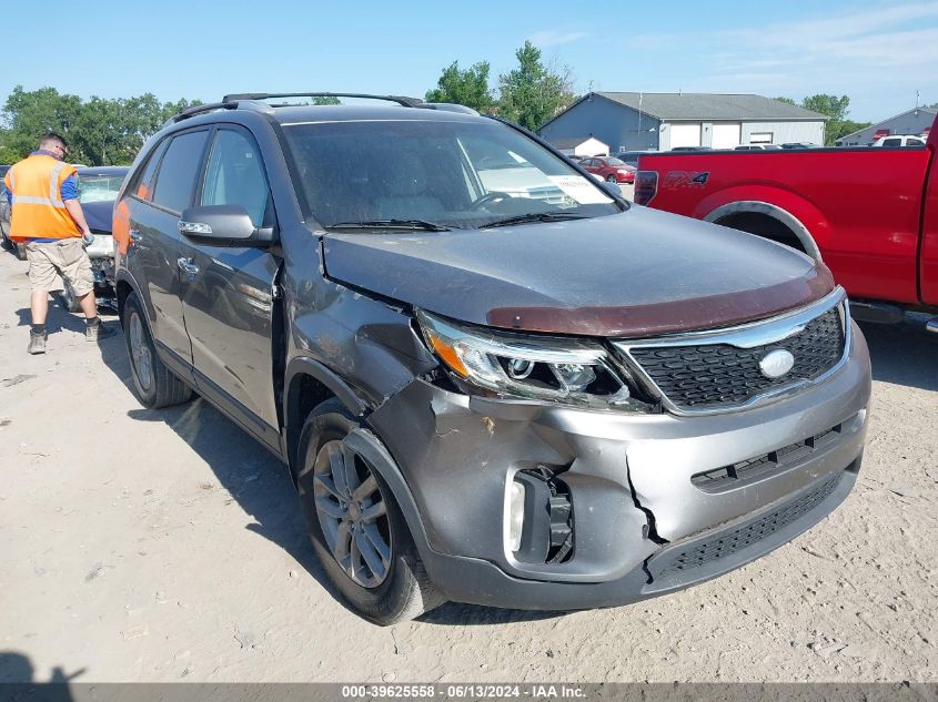 2015 Kia Sorento Lx VIN: 5XYKT4A69FG556675 Lot: 39625558