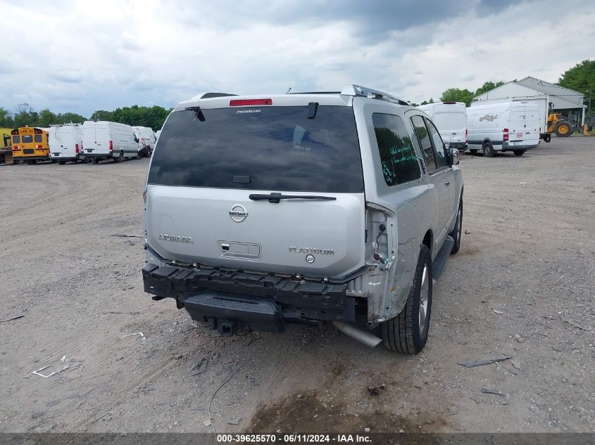 2012 Nissan Armada Platinum VIN: 5N1AA0NC5CN604537 Lot: 39625570