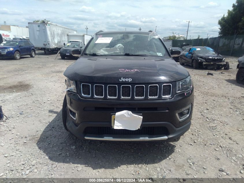 2019 Jeep Compass Limited 4X4 VIN: 3C4NJDCBXKT854149 Lot: 39625574