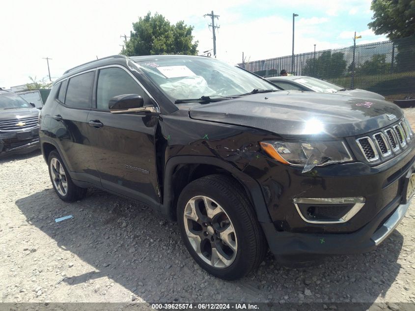 2019 Jeep Compass Limited 4X4 VIN: 3C4NJDCBXKT854149 Lot: 39625574