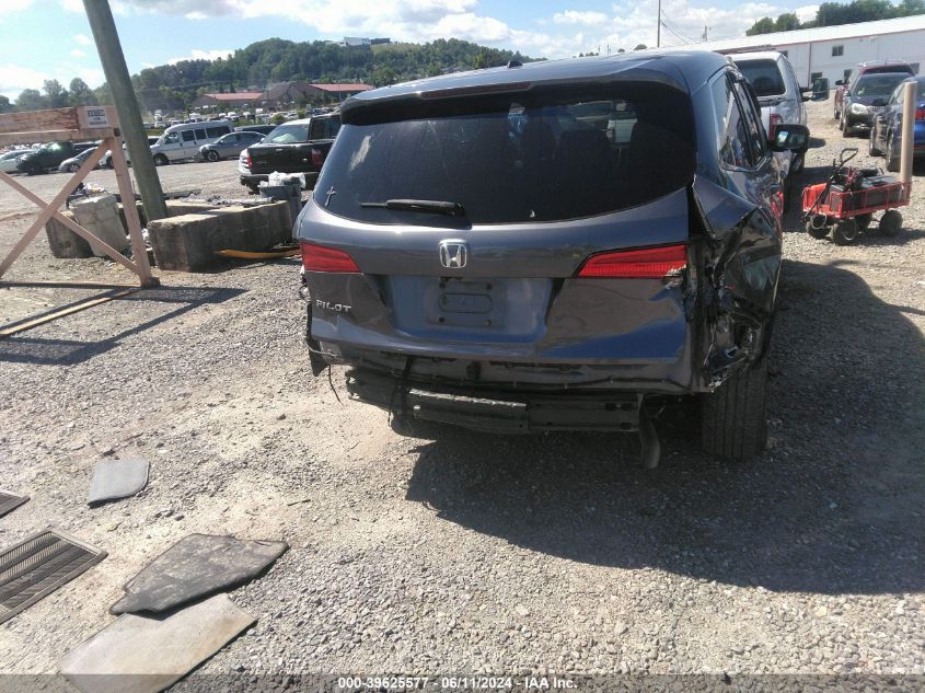 2017 Honda Pilot Ex VIN: 5FNYF5H37HB001687 Lot: 39625577