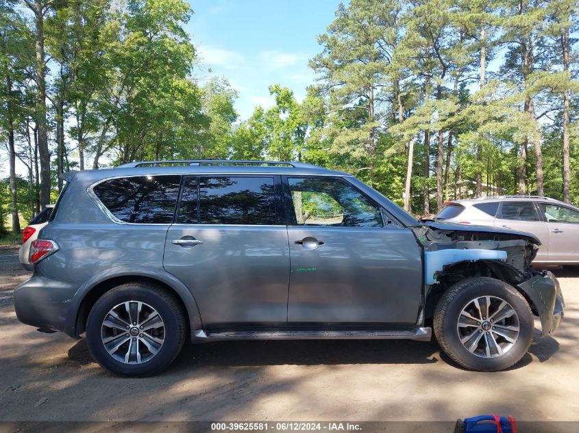 2019 Nissan Armada Sl VIN: JN8AY2ND1K9086491 Lot: 39625581