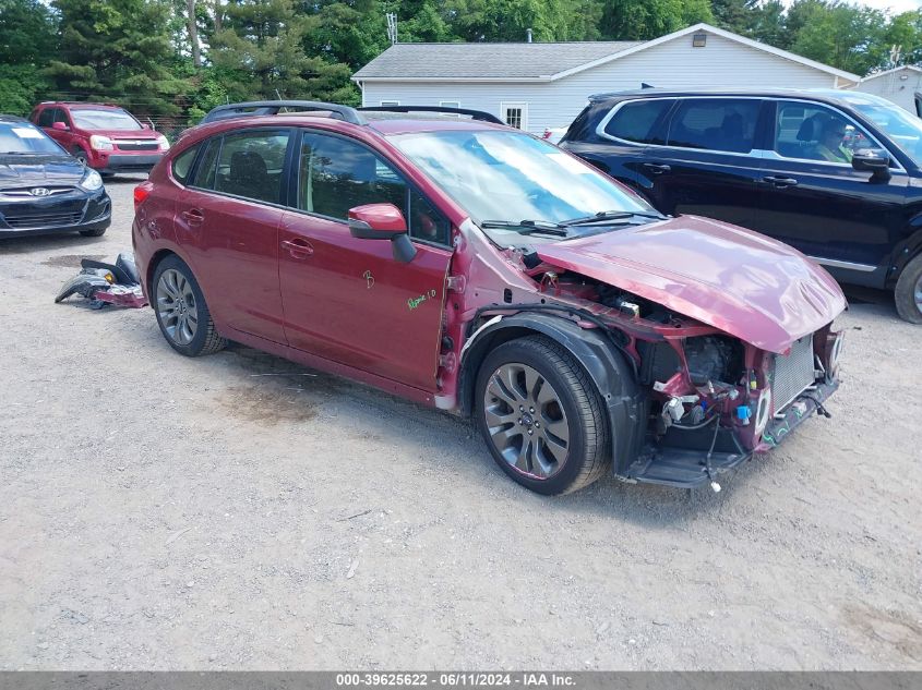 2015 SUBARU IMPREZA 2.0I SPORT PREMIUM - JF1GPAU68F8230304