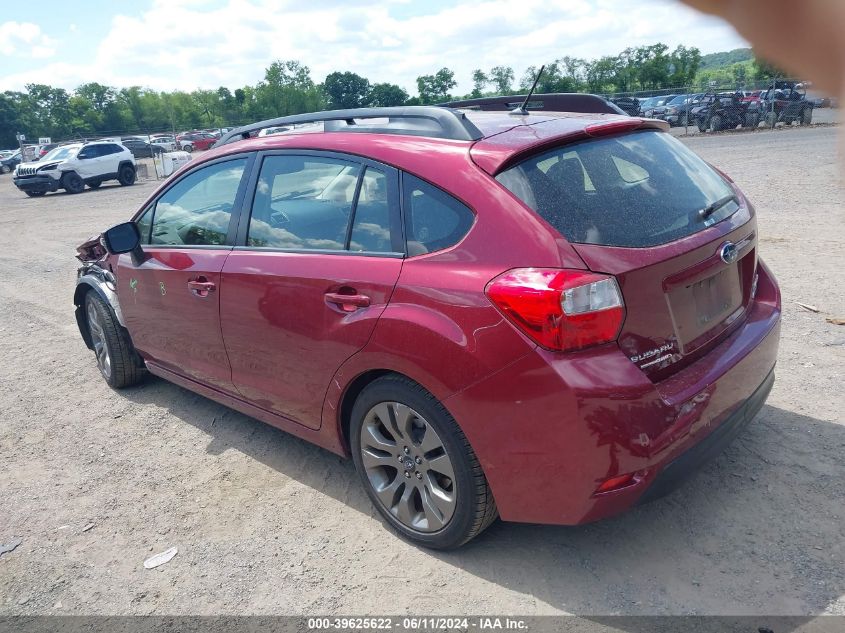2015 SUBARU IMPREZA 2.0I SPORT PREMIUM - JF1GPAU68F8230304