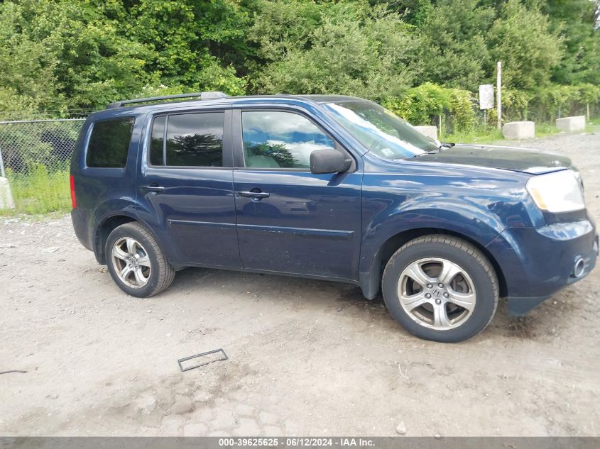 2012 Honda Pilot Ex-L VIN: 5FNYF4H57CB031941 Lot: 39625625