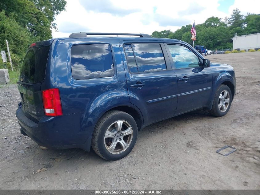 2012 Honda Pilot Ex-L VIN: 5FNYF4H57CB031941 Lot: 39625625