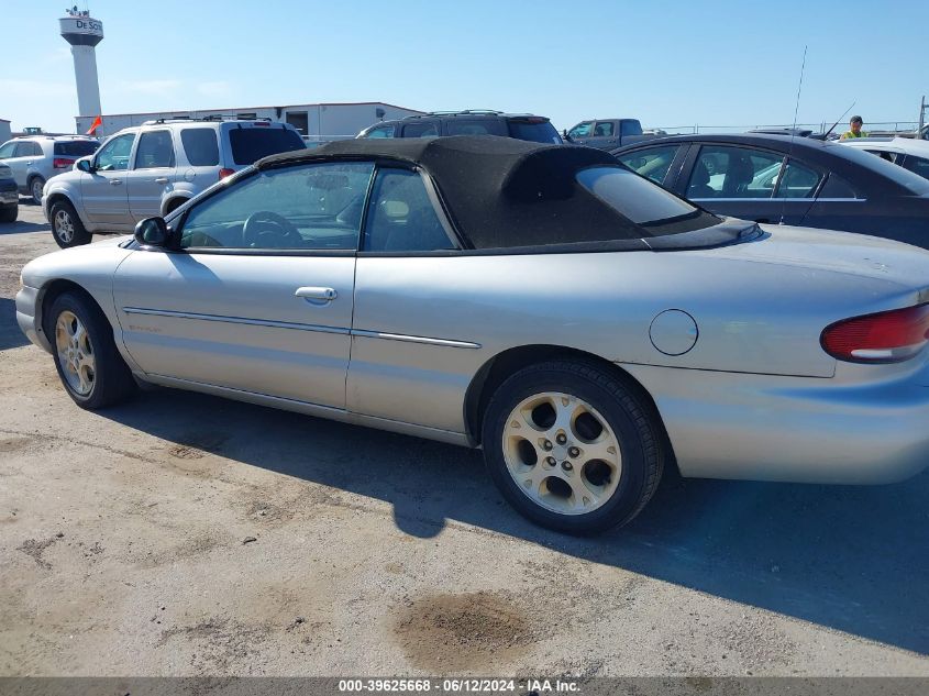 2000 Chrysler Sebring VIN: 3T3EL55HXYT217809 Lot: 39625668