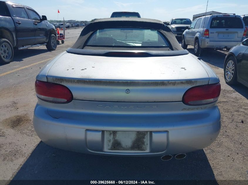 2000 Chrysler Sebring VIN: 3T3EL55HXYT217809 Lot: 39625668