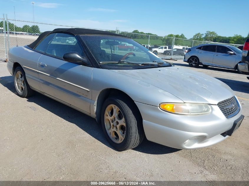 2000 Chrysler Sebring VIN: 3T3EL55HXYT217809 Lot: 39625668