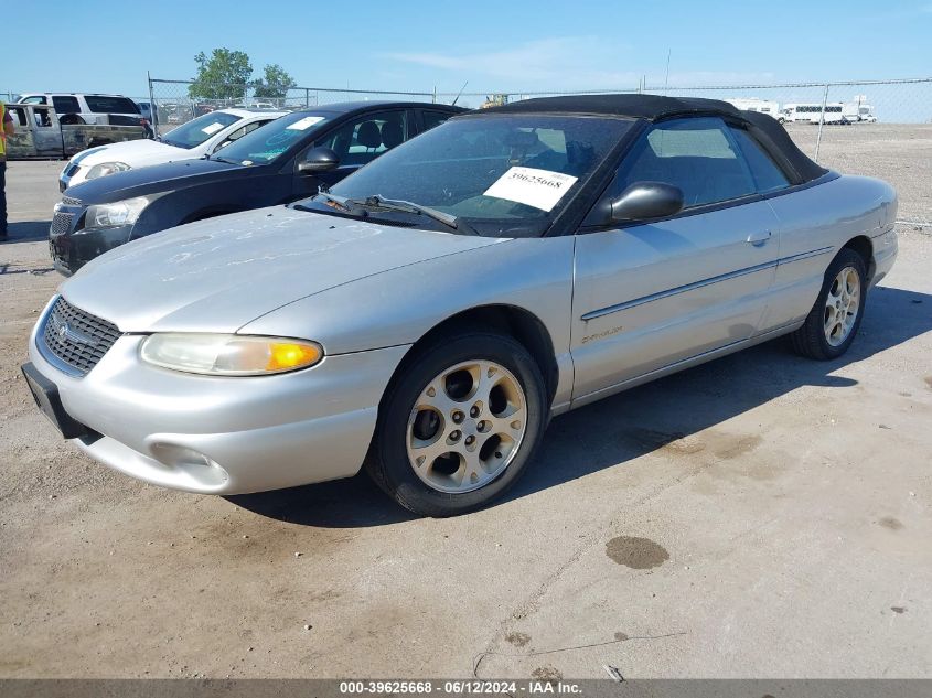 2000 Chrysler Sebring VIN: 3T3EL55HXYT217809 Lot: 39625668