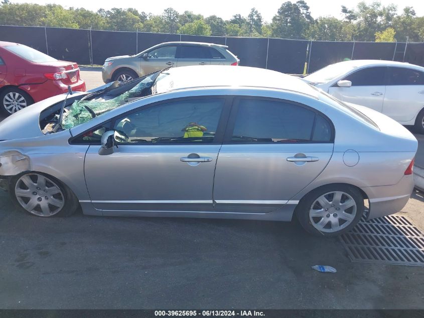 2008 Honda Civic Lx VIN: 1HGFA16568L043463 Lot: 39625695