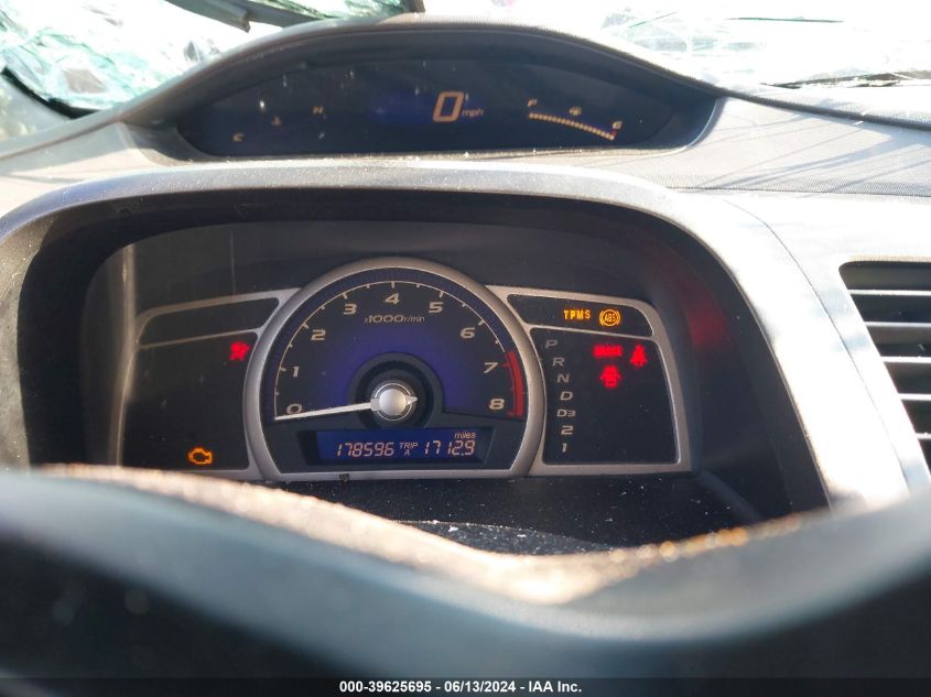 2008 Honda Civic Lx VIN: 1HGFA16568L043463 Lot: 39625695