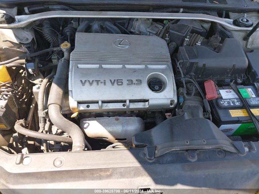 2004 Lexus Es 330 VIN: JTHBA30GX45048231 Lot: 39625708