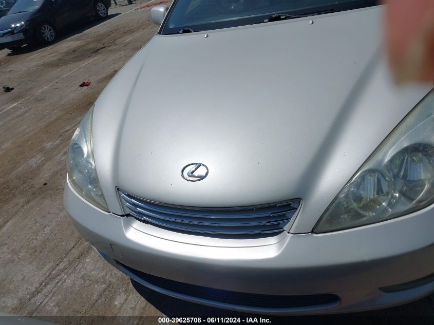 2004 Lexus Es 330 VIN: JTHBA30GX45048231 Lot: 39625708