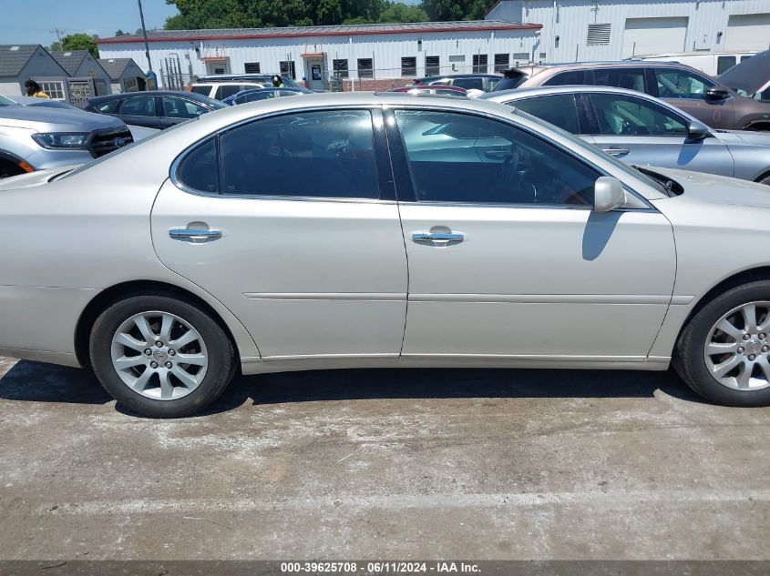 2004 Lexus Es 330 VIN: JTHBA30GX45048231 Lot: 39625708