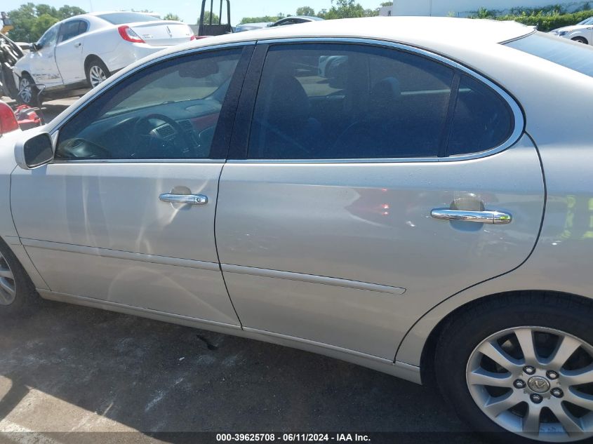 2004 Lexus Es 330 VIN: JTHBA30GX45048231 Lot: 39625708