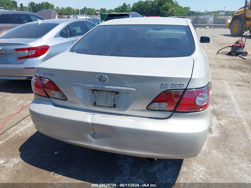 2004 Lexus Es 330 VIN: JTHBA30GX45048231 Lot: 39625708